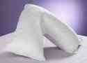 New V shaped Nursing Orthopaedic Neck Support Pillow with Free Ivory pillowcase