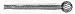 SD-51 Round Ball TUNGSTEN CARBIDE ROTARY BUR for 1/8 DREMEL type rotary power tools by 4137com