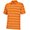 adidas Golf Men's Puremotion Textured Stripe Polo, Bright Orange/White, X-Large