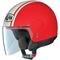 Nolan N30 Flashback Plus Half Helmet - X-Large/Flat Red/Creme