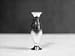 Search : Dollhouse Miniature Clare-Bell Brass Bud Vase in Silver