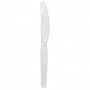 Plastic Medium-Weight Knives, White, Box Of 100