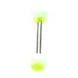 Stainless Steel with UV White/Green Barbell Sold as a Pair