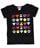 Miss Popular Big Girls' "Emoji Me" T-Shirt - black, 7 - 8