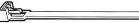 8 Inch Black Releaseable Cable Ties (Qty: 100)