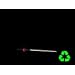 Packnwood "Kita" Length Bamboo Pick With 1 Red Bead - 2.7" Length - (20 Packs of 100)