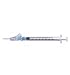 BD 1 mL Safety Glide Syringes 25 G x 5/8" Shielding Subcutaneous Injection Needles Detachable needle Regular Bevel and Regular Wall Box of 50