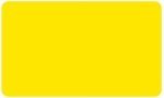 Professional Quality Casino Cut Card, Poker Size - Yellow