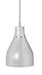 Hatco Corporation Decorative Heat Lamp - 8-1/2in H x 6-1/8in Dia Bell Shaped Shade - Cord mount to Track Adaptor - Remote Switch - 1 bulb type - Polished Finish