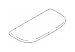 Kohler 1068490 Replacement Cover, Tank, Almond