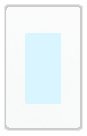 Claro One Gang Screwless Wallplate