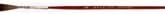 Mack Brush #4 Brown Pencil Quill W/Red Lacquered Handle