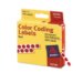 Avery Permanent Round Color Coding Labels - AVE05790 - 450/Pack - Red