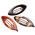 France Luxe Mini Cutout Oval on Plastic Tige Boule Barrette - Classic