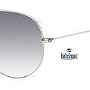 Ray-Ban Sunglasses RB 3025 003/3G Large Metal Aviator Silver w/ Smoke Mirror