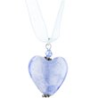 Review   / Blue PUFFED HEART Stone Adjustable Choker Necklace