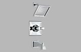Delta T14451 Dryden Monitor 14 Series Tub and Shower Trim, Chrome