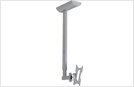 Atlona AT-PLCM-2S - Mounting kit ( ceiling mount ) for LCD TV - steel - silver - screen size: up to 30