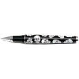 Jac Zagoory Ripple Pen Black and White Skulls Rollerball Pen - JZ-PEN43