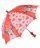 Disney Minnie Mouse Bowtique Girl's Red Umbrella - With 3D Handle