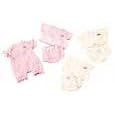 Zapf Creation - Cream Two Piece Underwear With Bow Detail On Pants