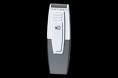 Colibri Polaris Gun Metal Polished Silver JET TORCH LIGHTER QTR75003