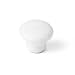 1" Dia White Ceramic Knob