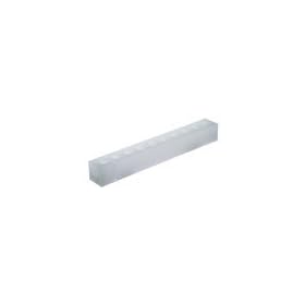 PVDF manifold, 6 port 1/4" NPT(F) inlet, 1/8" NPT(F) outlet