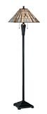 Lite Source LS-81238 Sachet Floor Lamp, Dark Bronze with Tiffany Shade