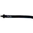 Fender Poly Logo Guitar Strap - Black with White Logo