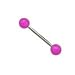16G STRAIGHT GLOW BALL BARBELL 16g 1"~25mm
