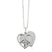 ZALES Diamond Accent Hope, Faith, Love Peace Sign Heart Pendant in Sterling Silver ss word charms