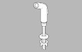 Delta Faucet RP39345BS Spray and Hose Assembly, Biscuit