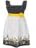 Park Bench Kids Little Girls' "Dawn on the Horizon" Dress - yellow/black, 4