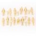 20pcs Unpainted Model Train People Figures 1:25