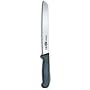 Forschner / Victorinox Bread Knife, 8 in Wavy, Black Fibrox Handle Model 40549