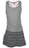 Cherry Stix Big Girls' "Heart Contrast" Dress - charcoal gray, 14 - 16