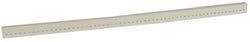Modern Store Waterfall Rack System Front Rail For Peg Hooks-Almond 30" WFR30