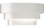 White 2-Light Wall Fixture 14