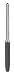 Westward 2AJF8 Roll Pin Punch, 1/8 In Tip, 4 3/4 In L