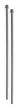 Industrial Grade 1PPD5 Supply Line, Plastic, Pipe Dia 3/8 In