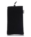 Carrying Case Phone Pouch Universal (Black) for Sanyo cell phone
