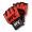 Black/scarlet