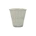 ROUND WHITE WICKER WASTE PAPER BASKET/STORAGE