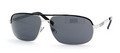 Gucci - Gucci Sunglasses GG 1857/S 86P Silver Black w/ Gray Polarized Tint Lenses