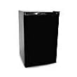 Haier HNSE05BB 4-3/5-Cubic-Foot Compact Refrigerator/Freezer, Black/Stainless