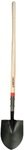 Round Point Digging Shovels Razor-Back White Ash - 12x9.5 in.