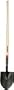Round Point Digging Shovels Razor-Back White Ash - 12x9.5 in.