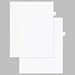 80000 Series Legal Exhibit Index Dividers, 1/25 Cut Tab Printed 8, 25/Pack