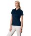 Nike Golf - Ladies Dri-FIT Pebble Texture Polo. 354064 Midnight Navy L